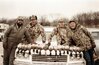 Terry, Garry, Donny Clawson & Dean Ekstrom - Red Rock - Last day of the duck season - 1978-1980.jpg